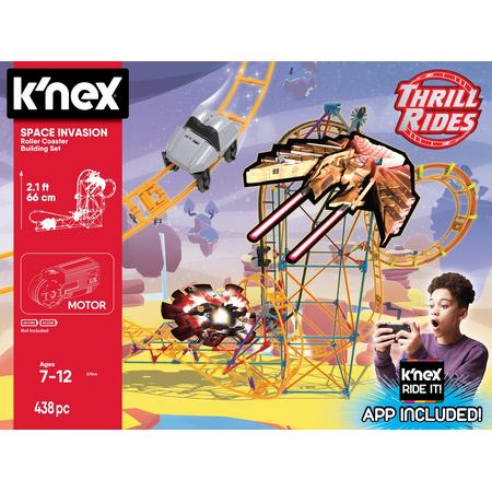 Knex Thrill Rides - Space Invasion Roller Coaster - Ride it App